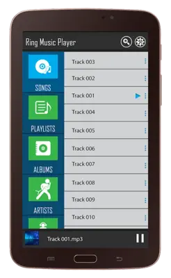 Ring Music Player android App screenshot 2